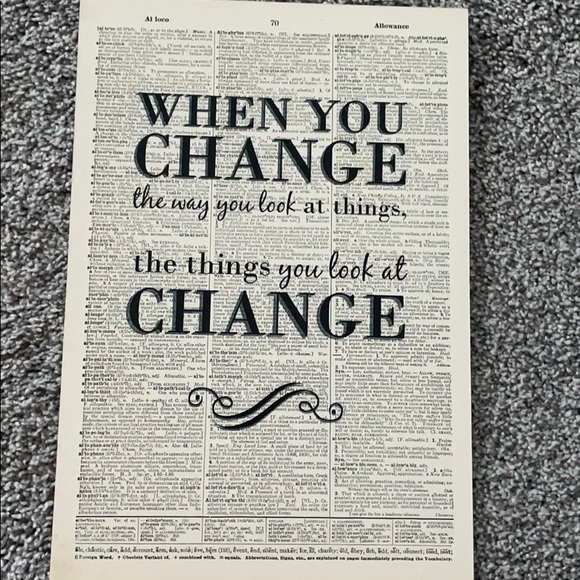 vintage dictionary art Other - Wall hanging